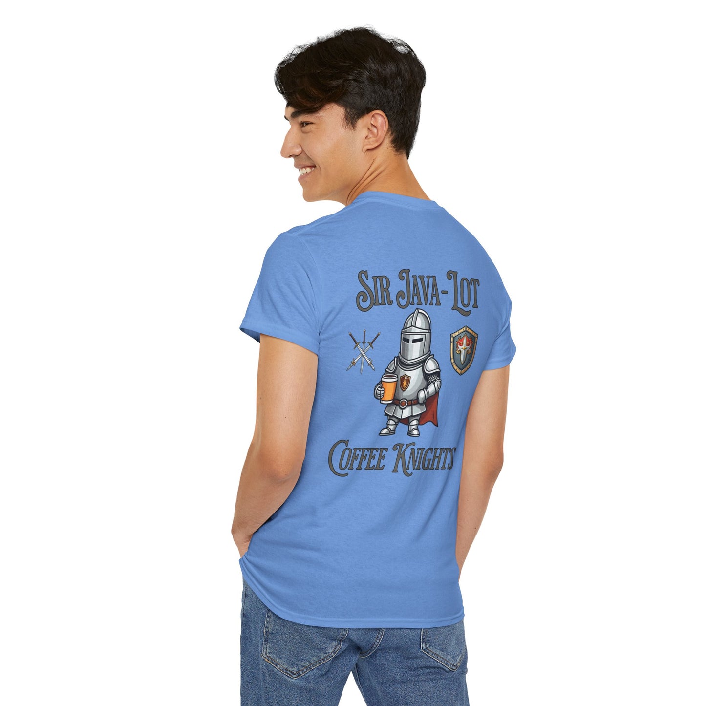 Sir Java-Lot Coffee Knights Unisex Heavy Cotton Tee