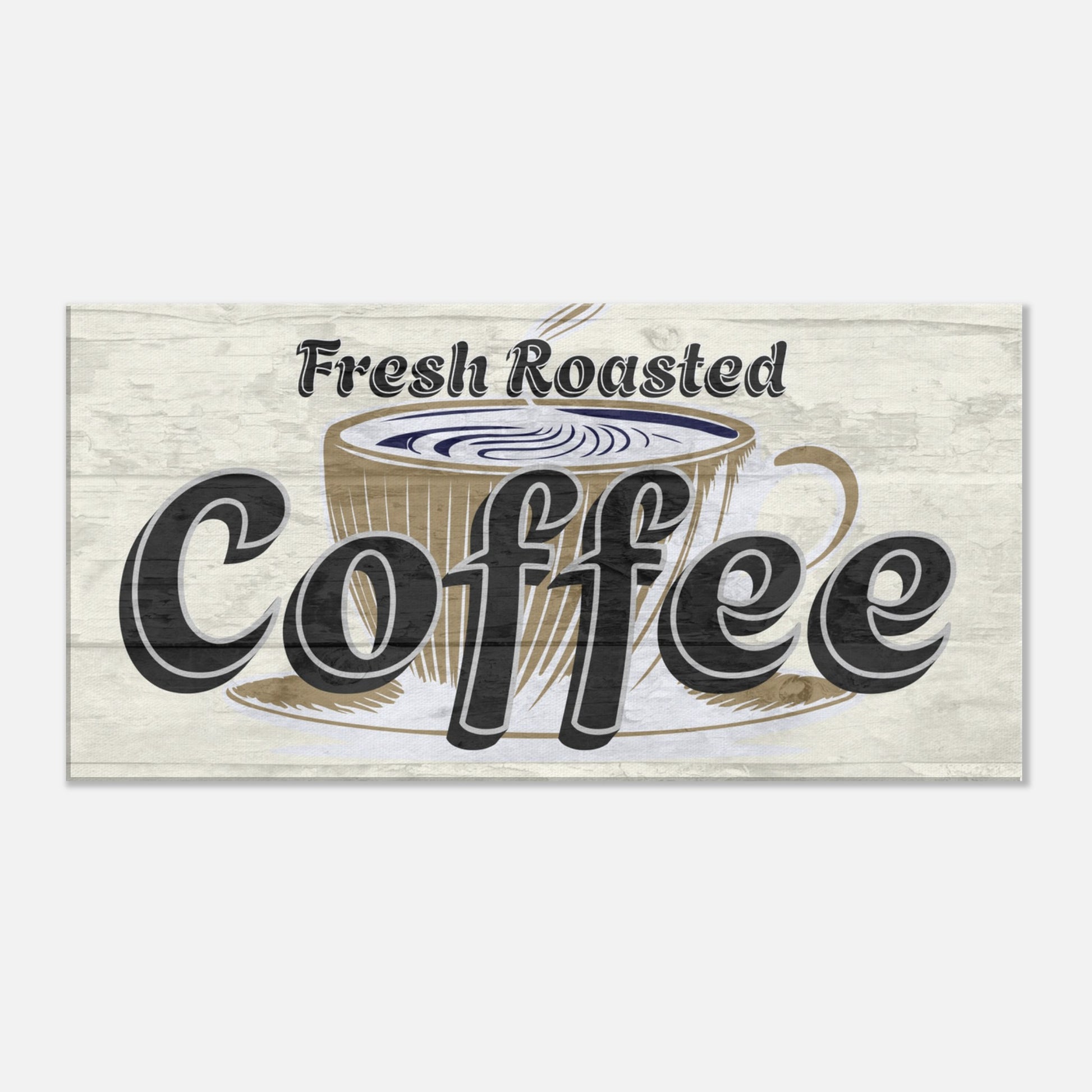 Fresh Roasted Coffee Large Canvas Wall Print -at Java Good Coffee