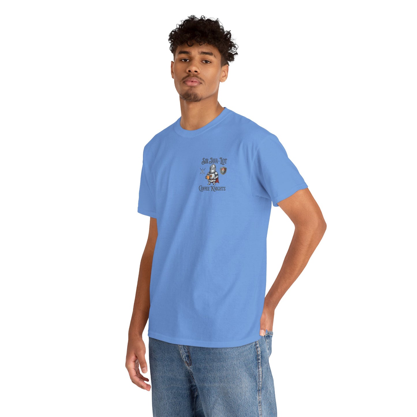 Sir Java-Lot Coffee Knights Unisex Heavy Cotton Tee