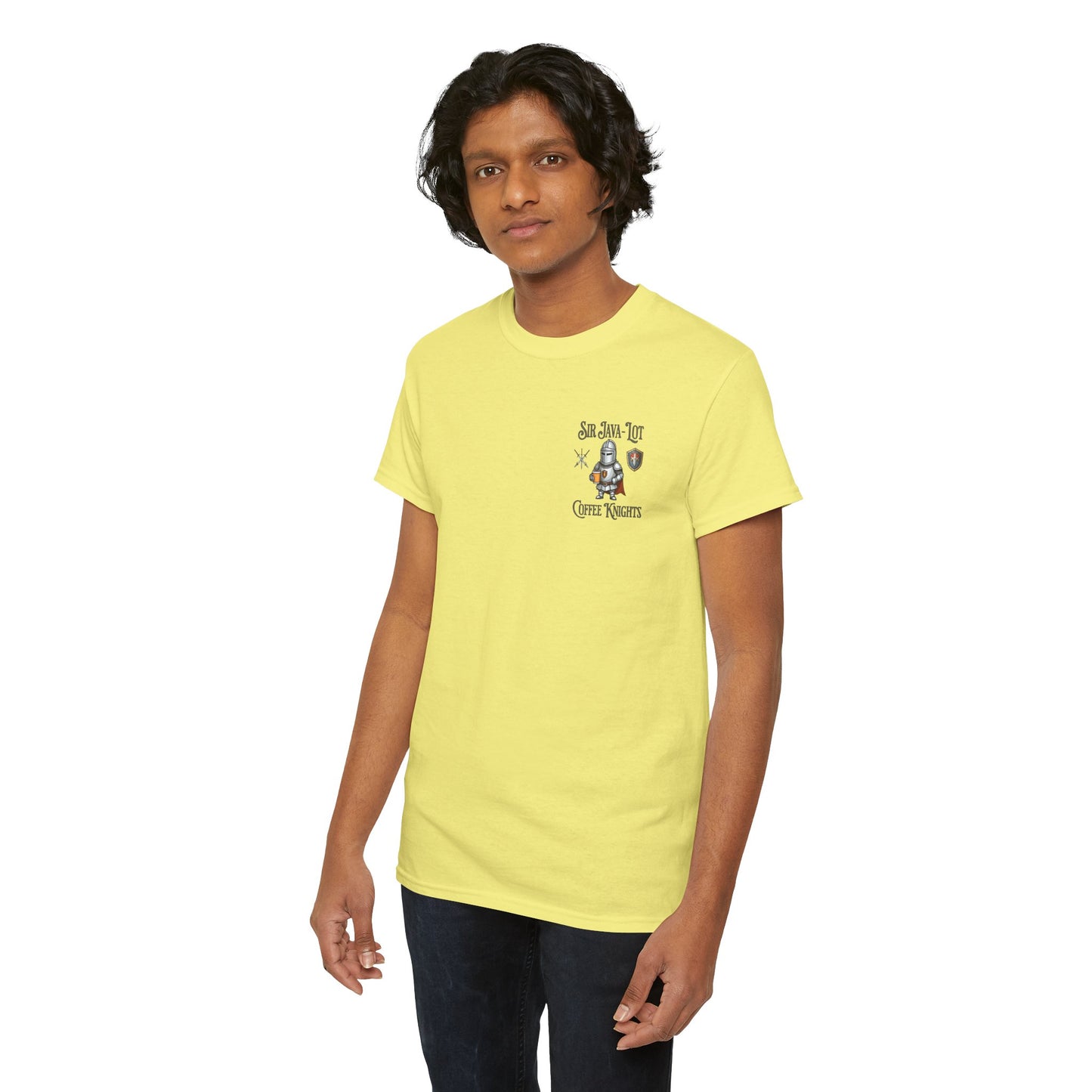 Sir Java-Lot Coffee Knights Unisex Heavy Cotton Tee