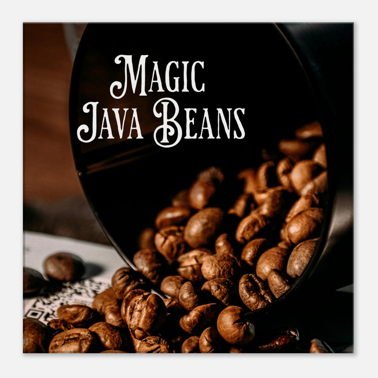 Magic Java Beans Canvas Wall Print by Java Good Coffee
