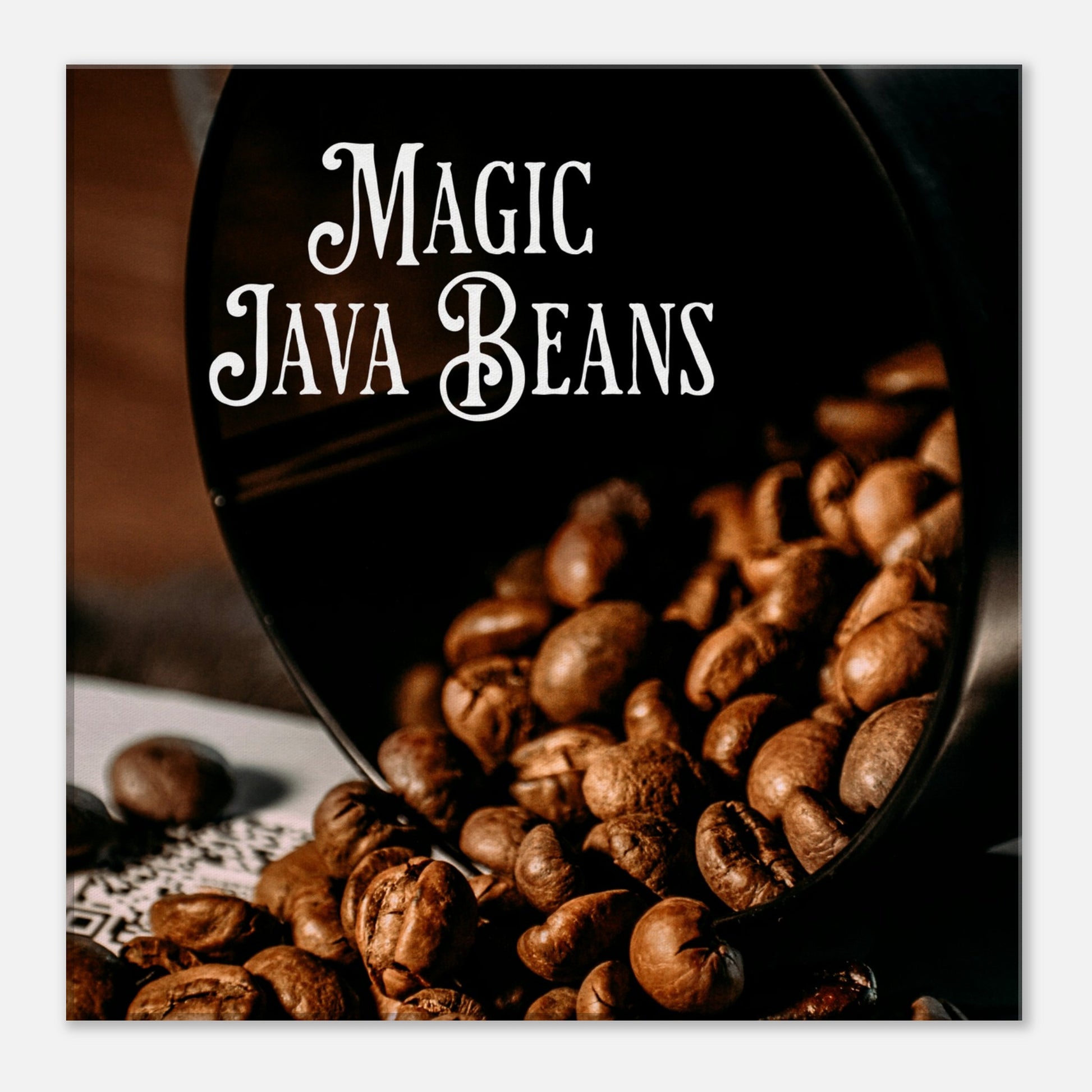 Magic Java Beans Canvas Wall Print on Java Good Coffee