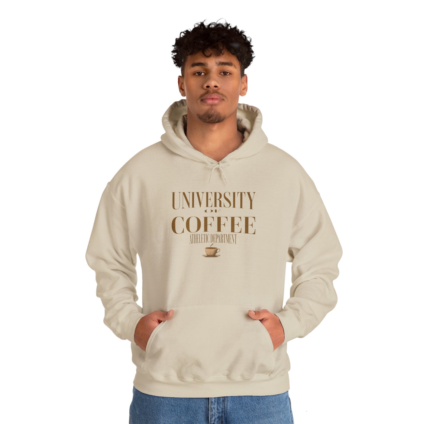 University of Coffee Unisex Heavy Blend™ Hooded Sweatshirt