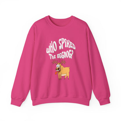 Pink sweatshirt with cartoon character and text on a white background at Java Good Coffee