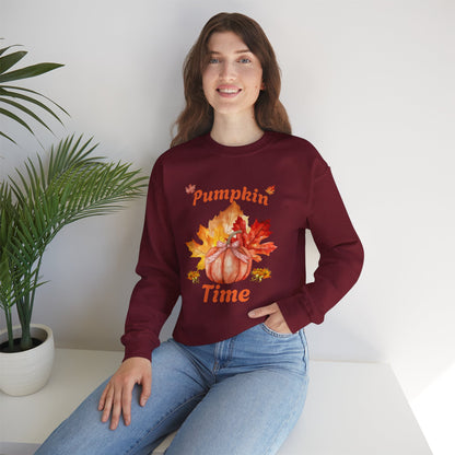 Pumpkin Time Unisex Heavy Blend™ Crewneck Sweatshirt