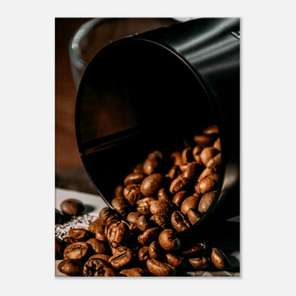 Spilled Beans Canvas Wall Print at Java Good Coffee