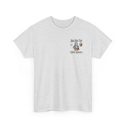 Sir Java-Lot Coffee Knights Unisex Heavy Cotton Tee