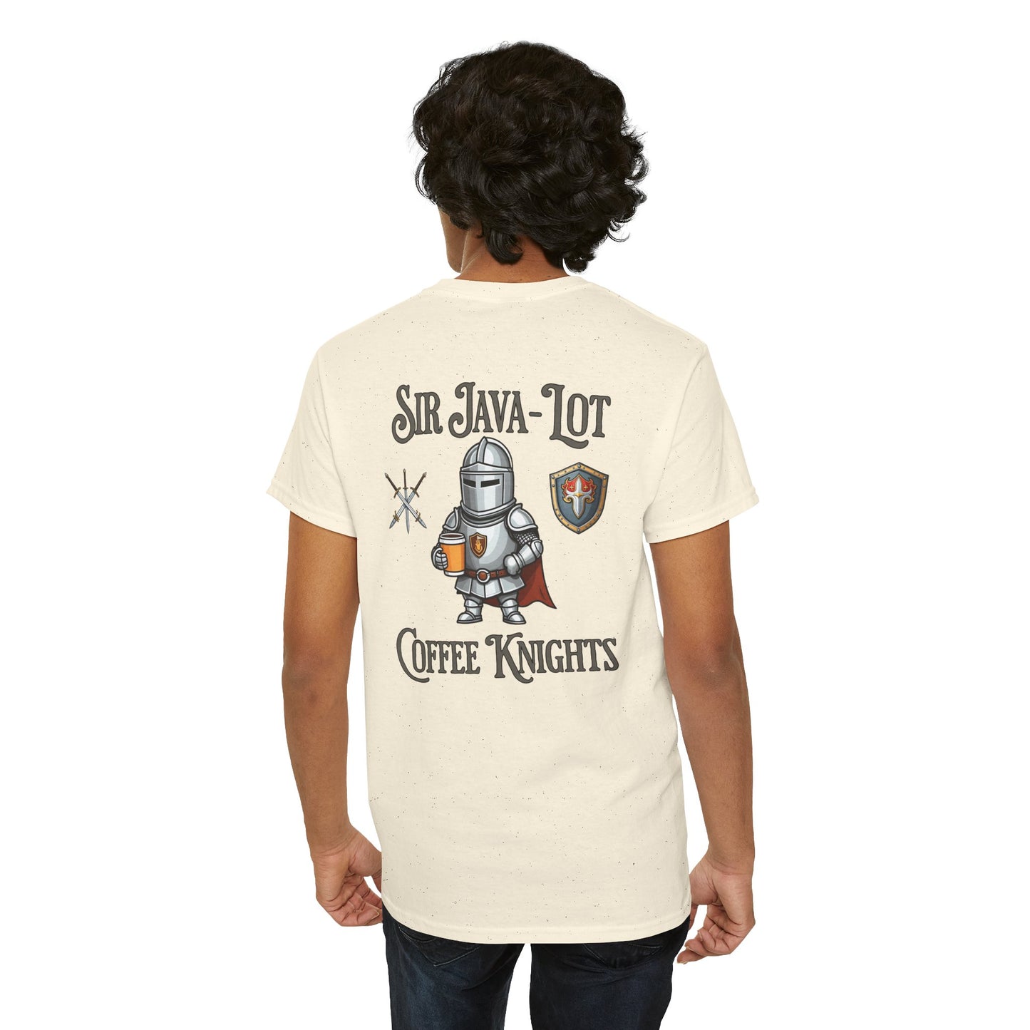 Sir Java-Lot Coffee Knights Unisex Heavy Cotton Tee