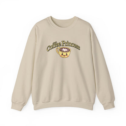 Coffee Princess Unisex Heavy Blend™ Crewneck Sweatshirt on Java Good Coffee