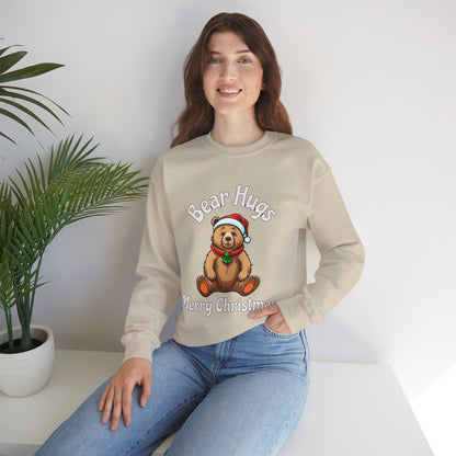 Bear Hugs Christmas Unisex Heavy Blend™ Crewneck Sweatshirt