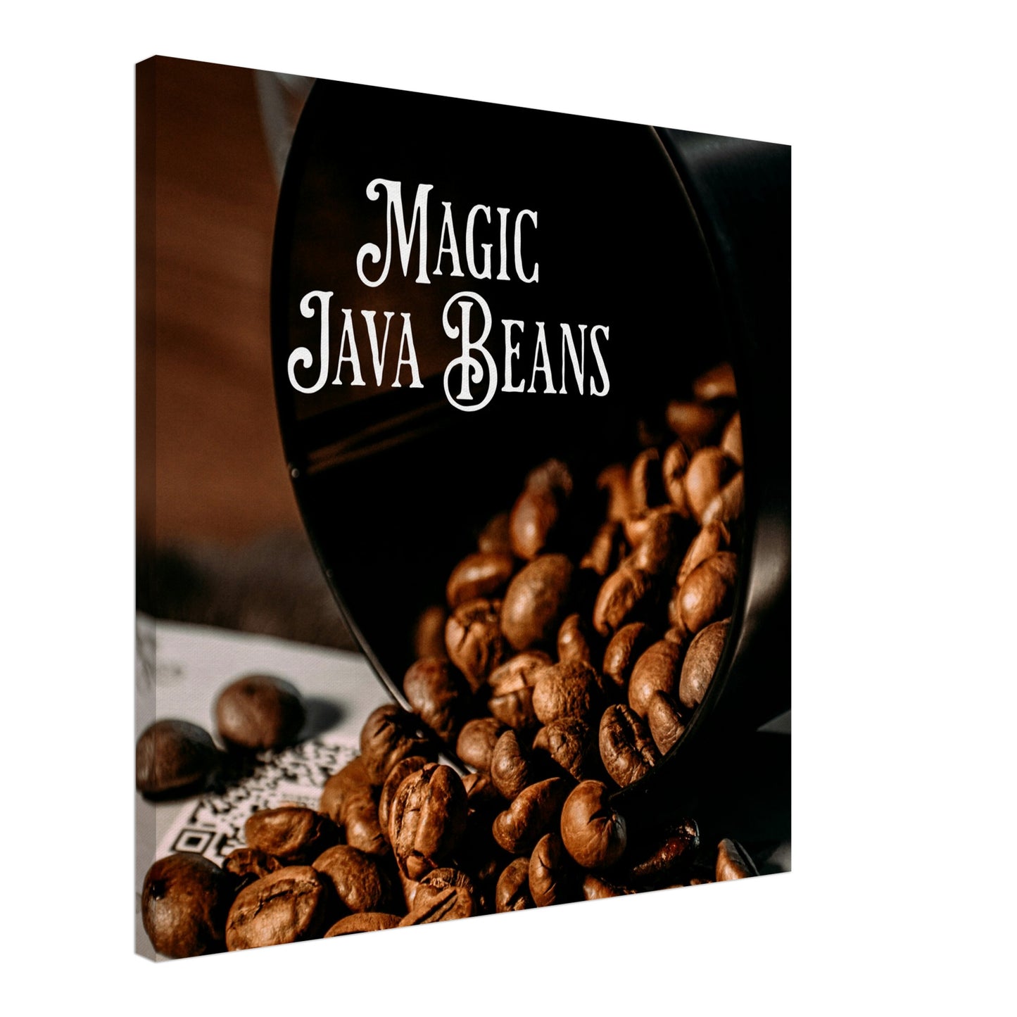 Magic Java Beans Canvas Wall Print 