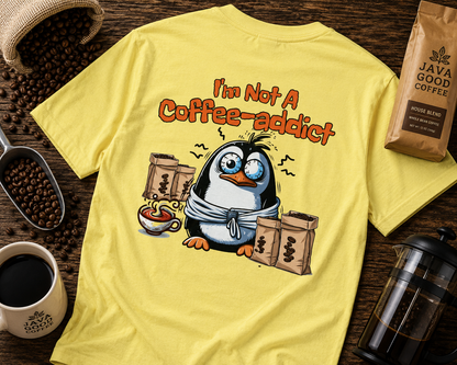 Coffee Addict Unisex Heavy Cotton Tee