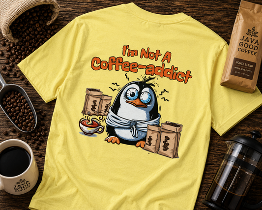 Coffee Addict Unisex Heavy Cotton Tee