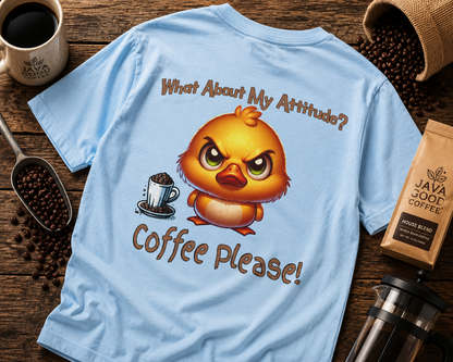 Birdie Coffee Attitude Unisex Heavy Cotton Tee