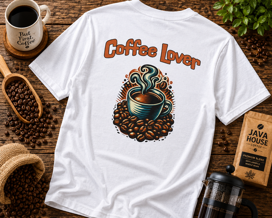 Coffee Lover Unisex Heavy Cotton Tee - Perfect Gift for Coffee Enthusiasts