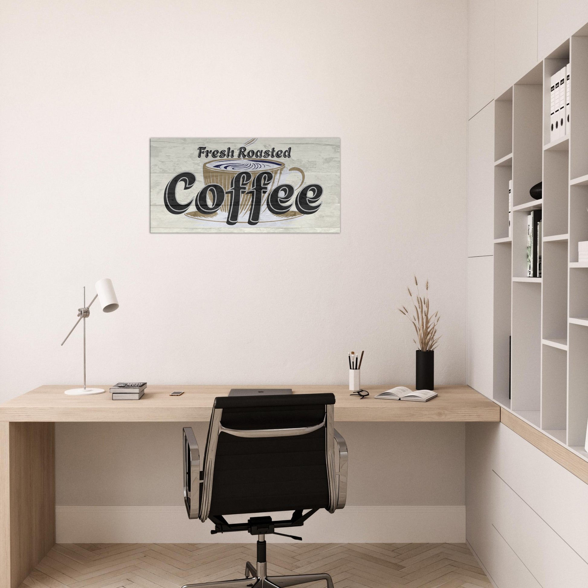 Fresh Roasted Coffee Large Canvas Wall Print by Java Good Coffee