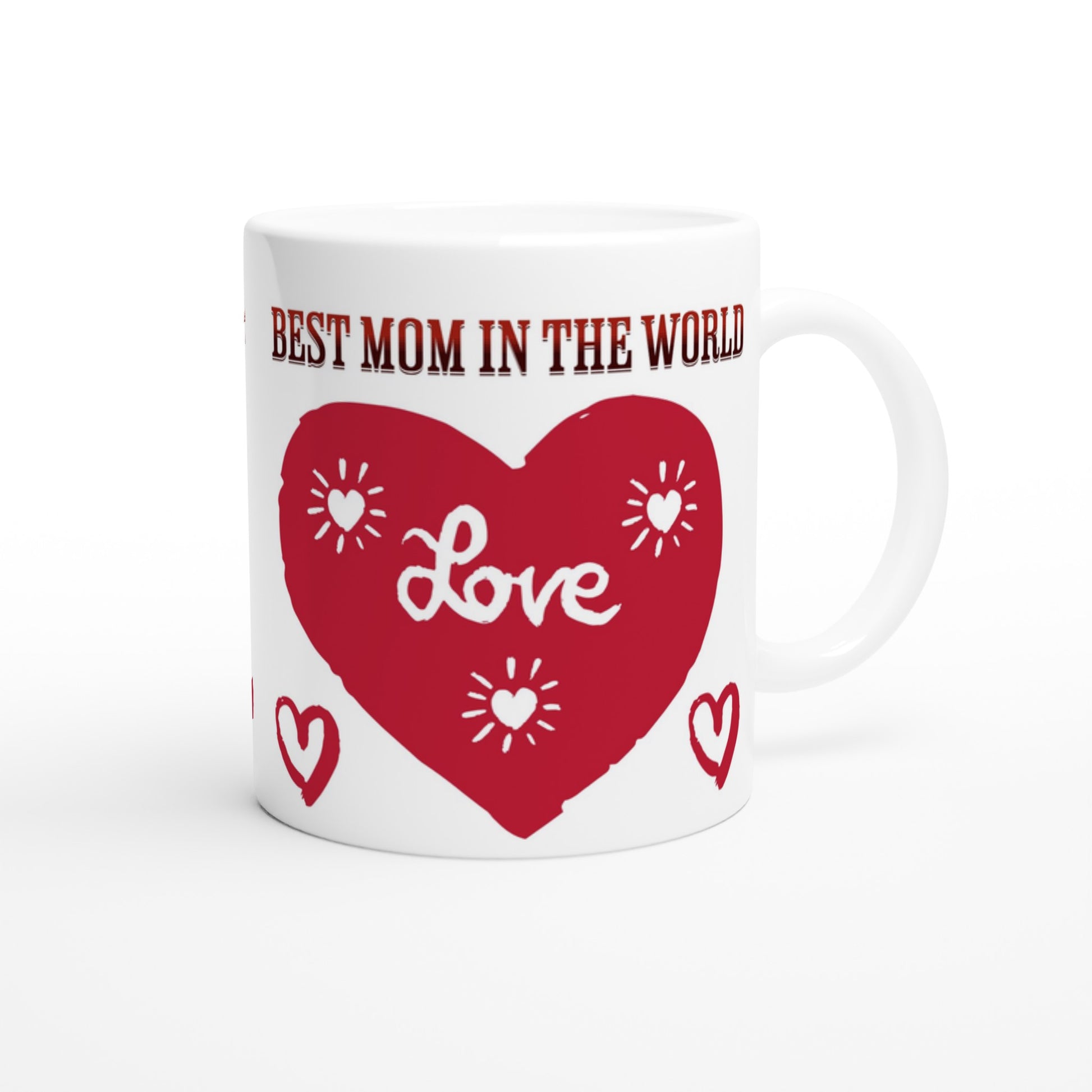   Best Mom in the World White 11oz Ceramic Mug at Java Good Coffee