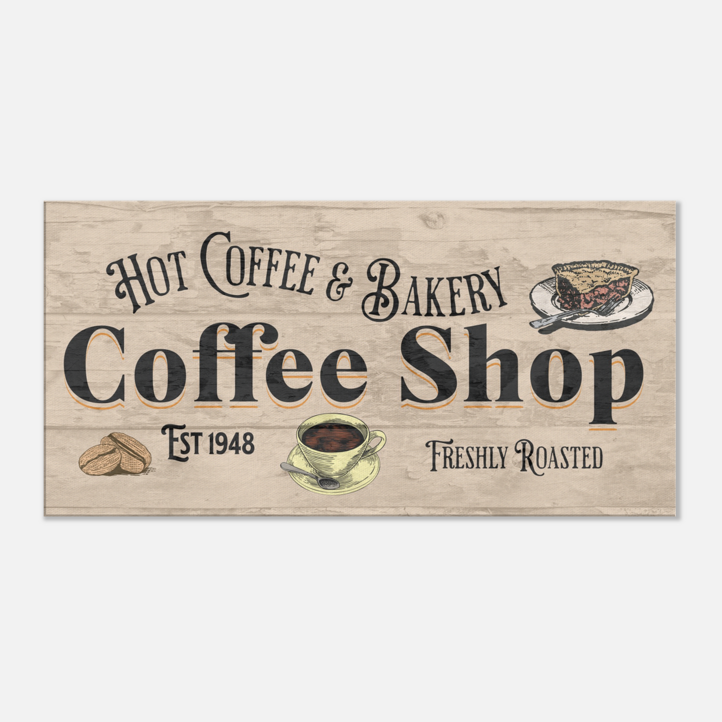 Coffee Shop & Bakery Canvas Wall Prints at Java Good Coffee