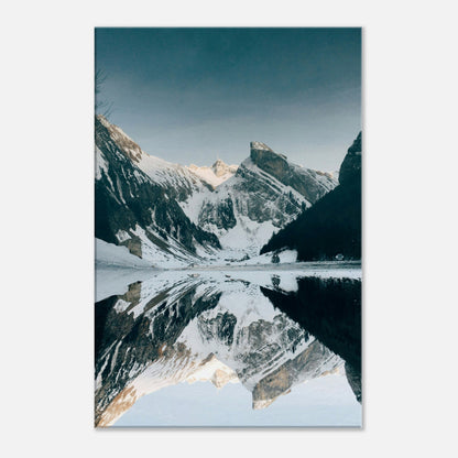 Winter Reflection Canvas Wall Print by Java Good Coffee